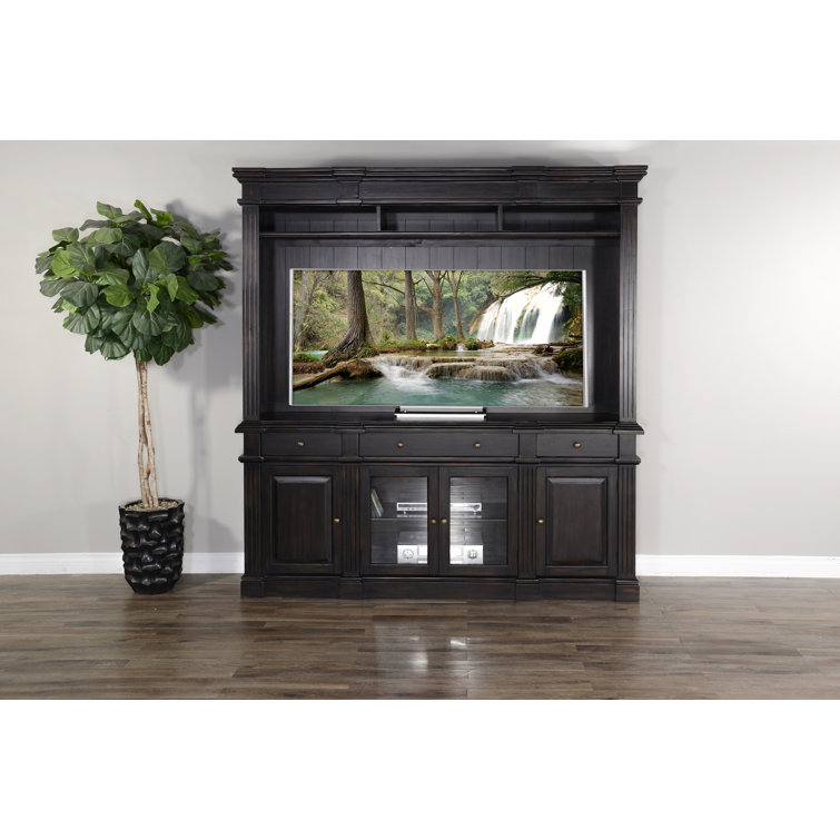 Longshore Tides Bedwell Solid Wood Entertainment Center for TVs up to